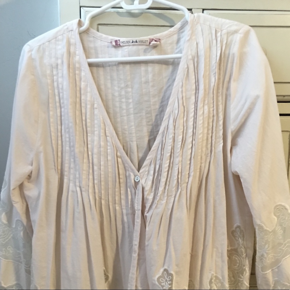 Chelsea and Violet top